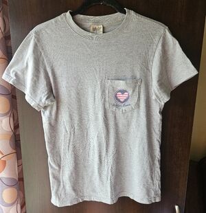 Women's Gray Pocket T-Shirt